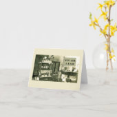 1930年代のHAMラジオオペレーターセットアップAMATUER写真 カード (黄色い花)