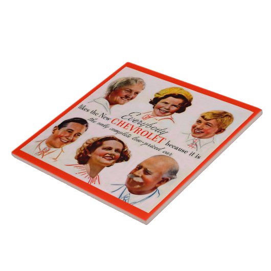 1930年代は誰もがシボレーを好む タイル (側面)