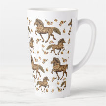 1930年代アイスランドの馬と花