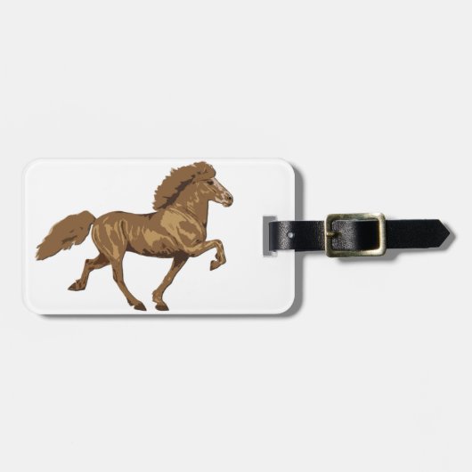 1930年代アイスランド語 ラゲッジタグ (正面横)