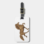 1930年代アイスランド語 ラゲッジタグ (正面縦)