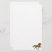 1930年代アイスランド馬 便箋 (正面/裏面)