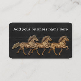 1930年代アイスランド馬 名刺