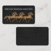 1930年代アイスランド馬 名刺 (正面/裏面)