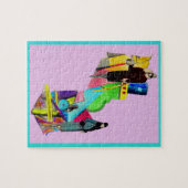 1930年代アートデコ女性プリントのために何か余分なニート ジグソーパズル (横)