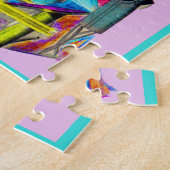 1930年代アートデコ女性プリントのために何か余分なニート ジグソーパズル (側面)