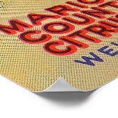 1930年代アートデコEl-West Deliteフロリダシトラスフルーツ ポスター (角)