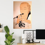 1930年代アールデコファッション時代 ポスター (ホームオフィス)