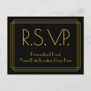 1930年代インスパイアは「R.S.V.P.」に見える ポストカード
