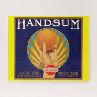 1930年代オレンジ色のクラートラベルハンドサム ジグソーパズル