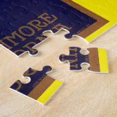 1930年代オレンジ色のクラートラベルハンドサム ジグソーパズル (側面)