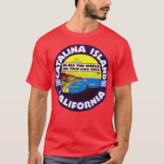 1930年代カタリナアイランドカリフォルニアTシャツ Tシャツ