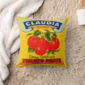 1930年代クラウディア・トマトペーストラベルプリント クッション (ブランケット)