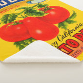 1930年代クラウディア・トマトペーストラベルプリント シェルパブランケット (3/4)