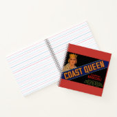 1930年代コーストクイーンブロッコリークレームラベル ノートブック (内部)