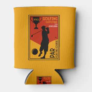 1930年代ゴルフアークラシックトプリント 缶クーラー