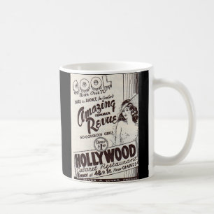 1930年代ハリウッドキャバレーレストランアド コーヒーマグカップ
