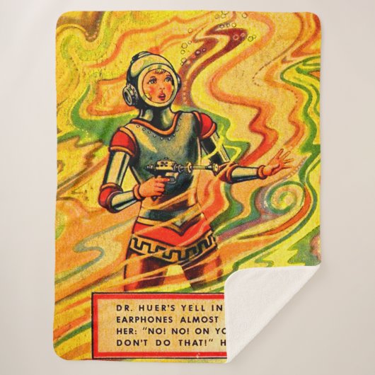 1930年代バックロジャーズ漫画ウィルマデアリング シェルパブランケット (正面)