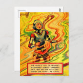 1930年代バックロジャーズ漫画ウィルマデアリング ポストカード (正面/裏面)