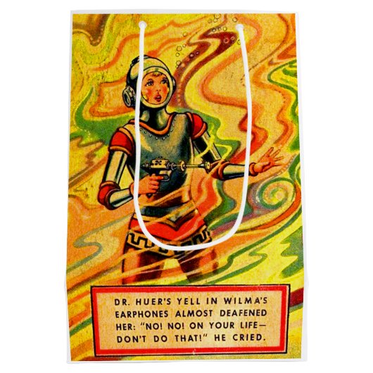 1930年代バックロジャーズ漫画ウィルマデアリング ミディアムペーパーバッグ (裏面)