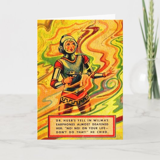 1930年代バックロジャーズ漫画ウィルマディアリング カード (正面)