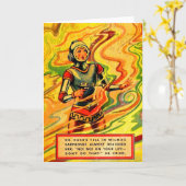 1930年代バックロジャーズ漫画ウィルマディアリング カード (黄色い花)