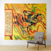 1930年代バック·ロジャーズ·漫画·ウィルマ·デアリング タペストリー (インサイチュ(横))