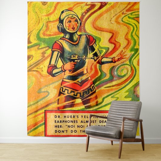 1930年代バック·ロジャーズ·漫画·ウィルマ·デアリング タペストリー (インサイチュ)