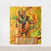 1930年代バック·ロジャーズ·漫画·ウィルマ·デアリング タペストリー (正面)