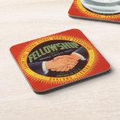 1930年代フェローシップOrange County Citrusラベル コースター (左側)