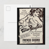 1930年代フォリー・ベルゲーレ ポストカード (正面/裏面)