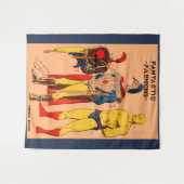 1930年代フラッシュゴードンのプリンスバリン タペストリー (正面(横))