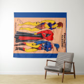 1930年代プリンセスアウラ紙人形1号フラッシュゴードン タペストリー (インサイチュ(横))