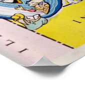 1930年代ミシガン州地図 ポスター (角)