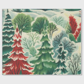 1930年代レトロクリスマスラッピング紙 ラッピングペーパー (フラット)