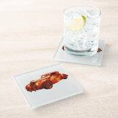 1930年代改造「炎」の仕絵を描事 ガラスコースター (アングル)