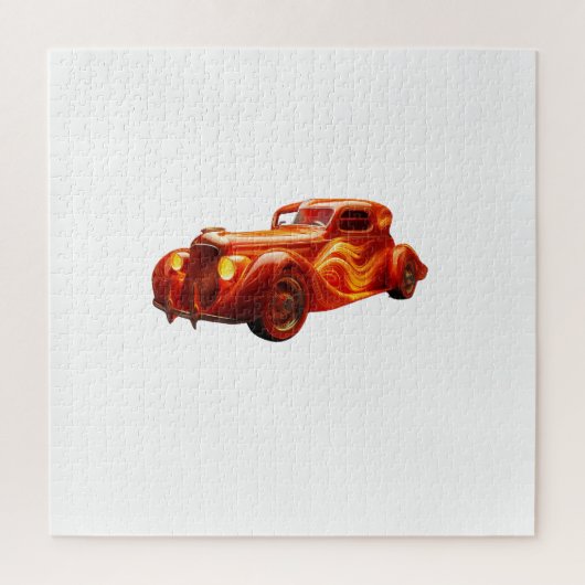 1930年代改造「炎」の仕絵を描事 ジグソーパズル (縦)