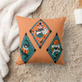 1930年代踊りハロウィーンキャラクター | クッション (ブランケット)