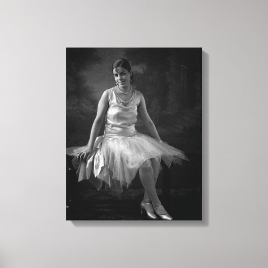 1930年代黒人女性 キャンバスプリント (正面)