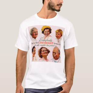 1930年代 みんながシボレー好き Tシャツ