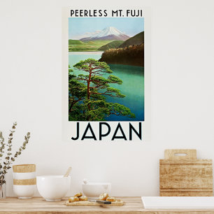 1930年代 Peerless 富士山 日本 トラベルポスター ポスター