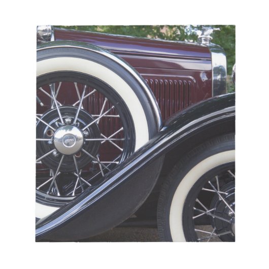1930年式フォードA クラシックカー ノートパッド (正面)