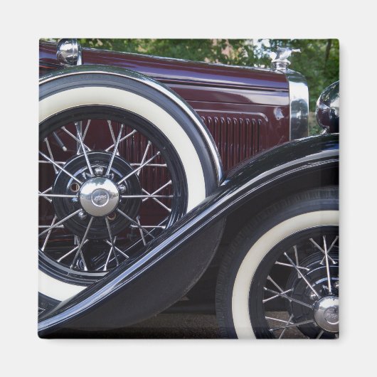 1930年式フォードA クラシックカー マグネット (正面)