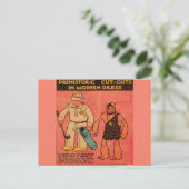 1930年漫画紙人形の洞窟の男キング・ウール ポストカード (スタンド正面)