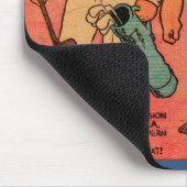 1930年漫画紙人形の洞窟の男キング・ウール マウスパッド (コーナー)