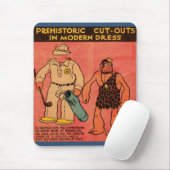 1930年漫画紙人形の洞窟の男キング・ウール マウスパッド (マウス)