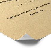 1930年飛んでいる自動車航空機特許スケッチプリント ポスター (角)