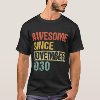 1930素晴らし年11月91誕生日Tシャツ以降 Tシャツ