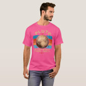 1930-2006 Pluto Never 忘れ Cosmology Planet Astr Tシャツ (正面フル)