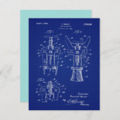 1930 Cork Extractor Patent 招待状 (正面/裏面)